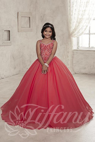 Beautiful Pangent, flower girl long dress by Tyffany Princess