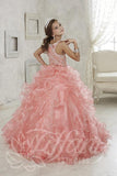 Beautiful Pageant, Flower Girl,  ball gown dress by Tiffany Princess