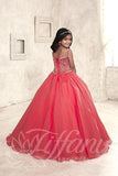 Beautiful Pangent, flower girl long dress by Tyffany Princess