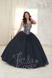 Beautiful quinceanera, sweet 16, engagement ball gown dress designed by House of Wu