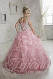 Beautiful Pangent, flower girl long dress by Tyffany Princess