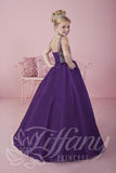 Beautiful Pangent, flower girl long dress by Tyffany Princess