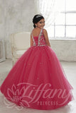 Beautiful Pangent, flower girl long dress by Tyffany Princess