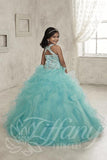 Beautiful Pangent, flower girl long dress by Tyffany Princess
