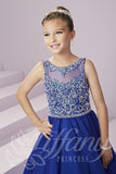 Beautiful Pangent, flower girl long dress by Tyffany Princess