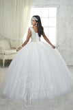 2017 Beautiful quinceañera, sweet 16, engagement ball gown dress by designer House of Wu