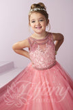 Beautiful Pangent, flower girl long dress by Tyffany Princess