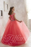 Beautiful Pageant, Flower Girl,  ball gown dress by Tiffany Princess