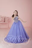 Beautiful Pangent, flower girl long dress by Tyffany Princess