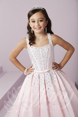 Beautiful Pangent, flower girl long dress by Tyffany Princess