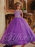 Beautiful Pageant, Flower Girl,  ball gown dress by Tiffany Princess
