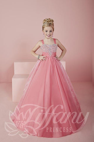 Beautiful Pangent, flower girl long dress by Tyffany Princess