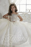 Beautiful Pangent, flower girl long dress by Tyffany Princess