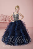 Beautiful Pangent, flower girl long dress by Tyffany Princess