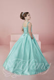 Beautiful Pangent, flower girl long dress by Tyffany Princess