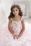 Beautiful Pangent, flower girl long dress by Tyffany Princess