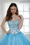 Beautiful quinceanera, sweet 16, engagement ball gown dress designed by House of Wu