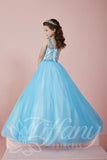 Beautiful Pageant, Flower Girl,  ball gown dress by Tiffany Princess