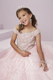 Beautiful Pageant, Flower Girl,  ball gown dress by Tiffany Princess