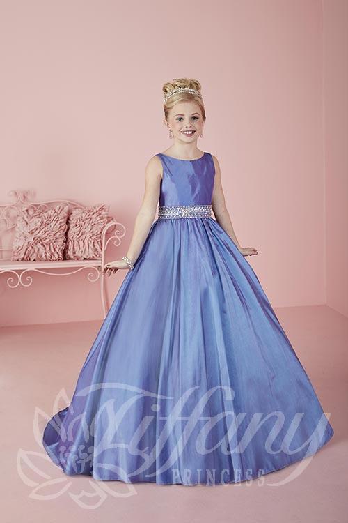 Beautiful Pageant, Flower Girl,  ball gown dress by Tiffany Princess