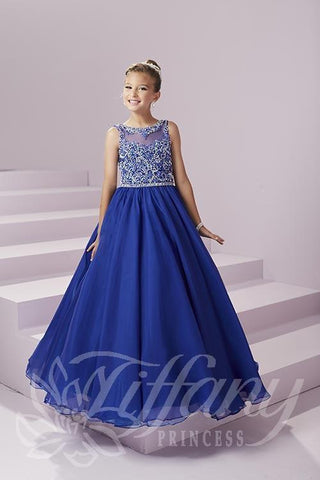 Beautiful Pangent, flower girl long dress by Tyffany Princess