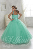 Beautiful Pangent, flower girl long dress by Tyffany Princess