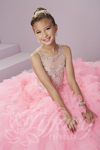 Beautiful Pageant, Flower Girl,  ball gown dress by Tiffany Princess