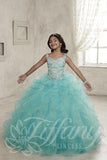 Beautiful Pangent, flower girl long dress by Tyffany Princess