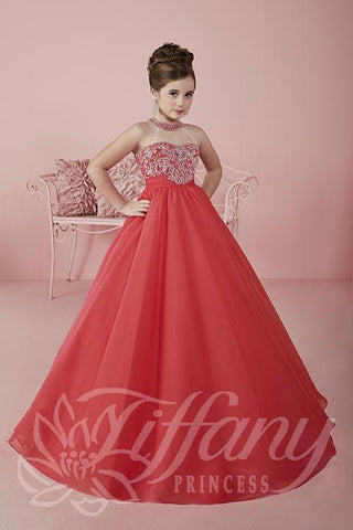 Beautiful Pangent, flower girl long  dress by Tyffany Princess