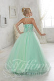 Beautiful Pangent, flower girl long dress by Tyffany Princess