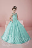 Beautiful Pangent, flower girl long dress by Tyffany Princess