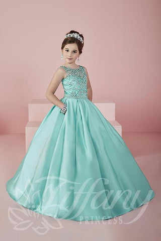 Beautiful Pangent, flower girl long dress by Tyffany Princess