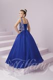 Beautiful Pangent, flower girl long dress by Tyffany Princess