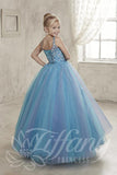 Beautiful Pangent, flower girl long dress by Tyffany Princess