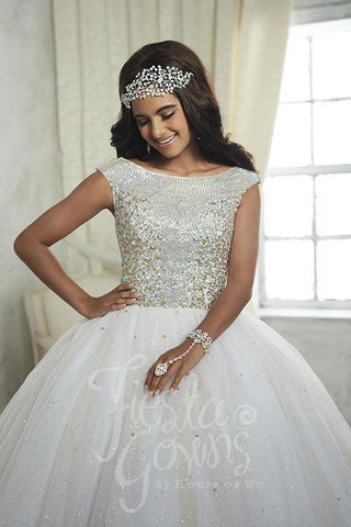 2017 Beautiful quinceañera, sweet 16, engagement ball gown dress by designer House of Wu