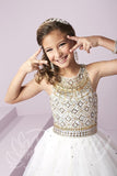 Beautiful Pageant, Flower Girl,  ball gown dress by Tiffany Princess