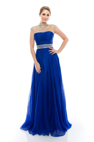 Prom & Evenning Lace Jersey Beaded Dresses