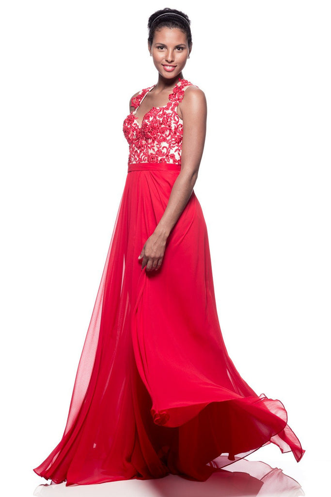 Prom & Evenning Lace Jersey Beaded Dresses