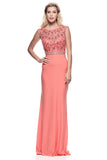 Prom & Evenning Lace Jersey Beaded Dresses