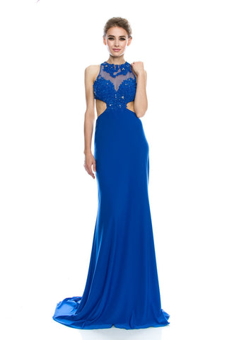 Prom & Evening Lace Beaded Dress