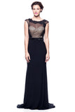 Prom & Evenning Lace Jersey Beaded Dresses