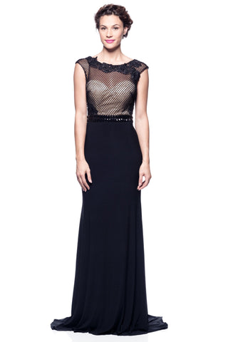 Prom & Evenning Lace Jersey Beaded Dresses