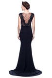 Prom & Evenning Lace Jersey Beaded Dresses