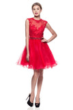 Lace short prom homecoming cocktail dress
