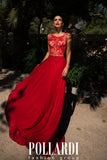 Prom & Evening Lace Satin Dress
