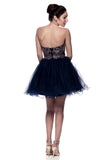 Lace short prom homecoming cocktail dress