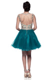 Lace short prom homecoming cocktail dress