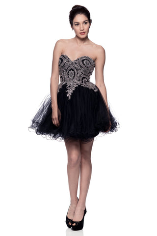 Lace short prom homecoming cocktail dress