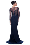 Prom & Evenning Lace Jersey Beaded Dresses