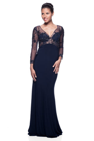 Prom & Evenning Lace Jersey Beaded Dresses